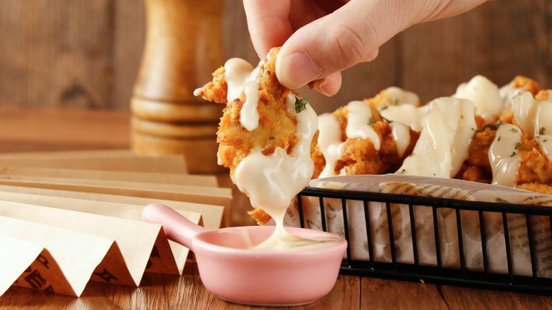 Mozzarella sticks appetizer
